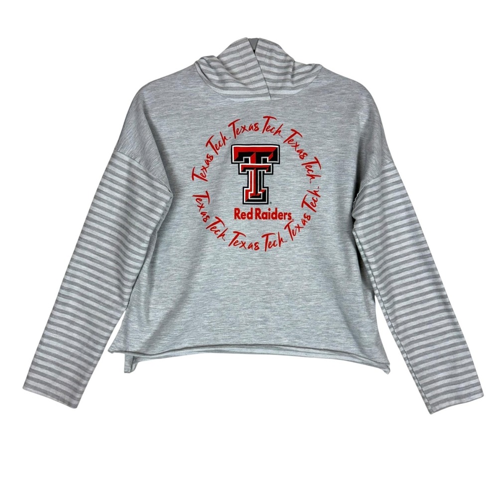 Texas Tech Red Raiders Shirt Womens Small Gray‎ NCAA Football Sideline Apparel